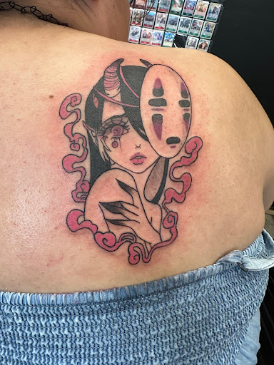 Explore linear tattoo ideas, creative tattoo ideas in Memphis, available at Inkatsuki Tattoos Art Studio