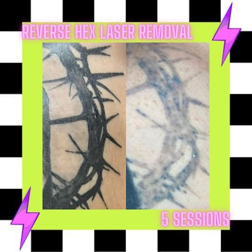 Explore london name tattoo ideas, creative tattoo ideas in Naperville, available at Reverse Hex Tattoo Removal