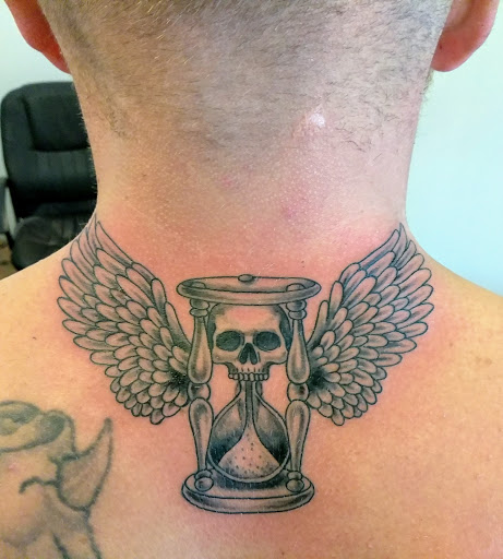 Explore rock tattoo ideas, creative tattoo ideas in Hebron, available at Explosive Ink Tattoo