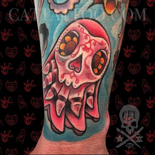 Explore cover up tattoos ideas forearm, creative tattoo ideas in Addison, available at Cat Tattoo