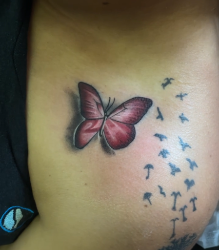 Explore banana tattoo ideas, creative tattoo ideas in Rogers, available at Ink Solutions Tattoo