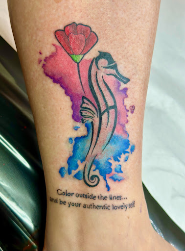 Explore rave tattoo ideas, creative tattoo ideas in Kailua Kona, available at Lady Luck Tattoo & Body Piercing