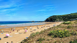 Zarautz Plajı'in fotoğrafı uzun koy ile birlikte
