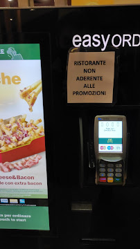Menu / carte de McDonald's à Bologna