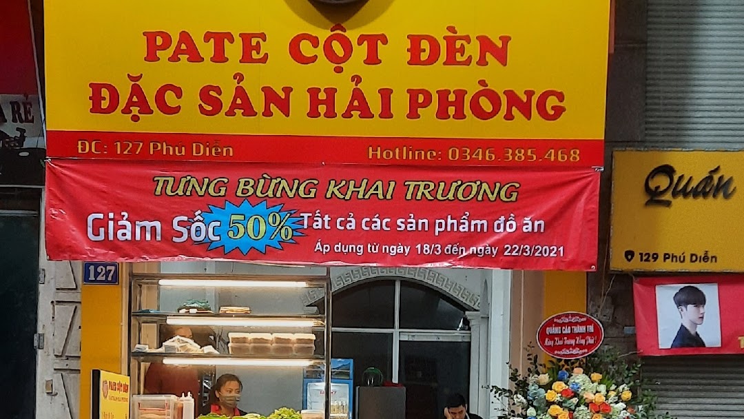 Pate cột đèn đặc sản hải phòng -127 phú diễn