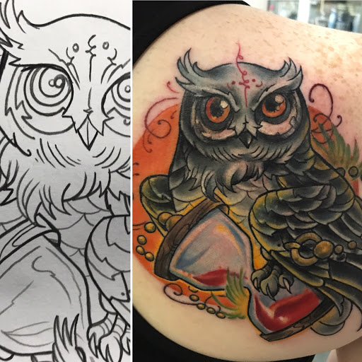 Explore dark tattoo ideas for women, creative tattoo ideas in Augusta, available at Mr. Tattoo