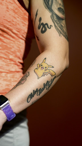 Explore volleyball tattoo ideas, creative tattoo ideas in Nashville, available at RedBird Tattoo