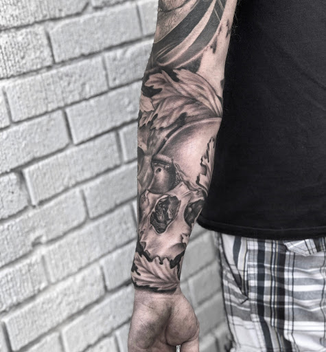 Explore booty tattoo ideas for females, creative tattoo ideas in Kingsford, available at Deft Tattoo Studio