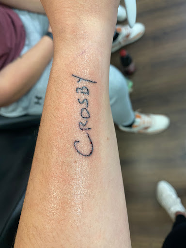 Explore husky tattoo ideas, creative tattoo ideas in Pigeon Forge, available at American Rebel Tattoo Studio