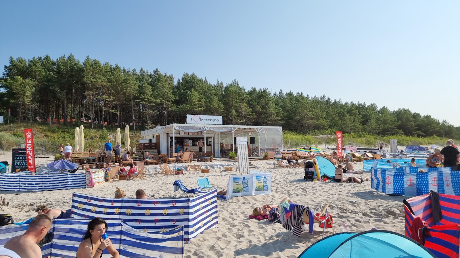 Fotografija Mrzezyno Beach z visok stopnjo čistoče