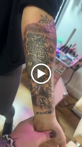 Explore 3/4 tattoo sleeve ideas, creative tattoo ideas in Kenosha, available at NicJan Studio
