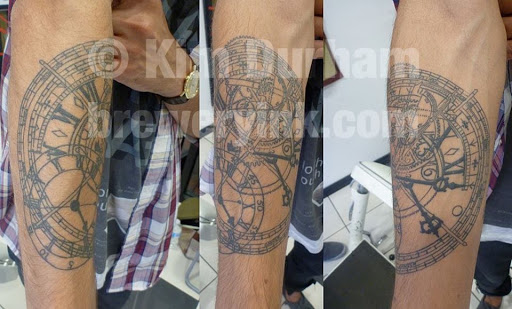 Explore dad and daughter tattoo ideas, creative tattoo ideas in Moab, available at Moab Tattoo