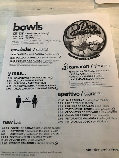 Seafood Restaurant «Don Camaron Seafood Grill», reviews and photos, 501 NW 37th Ave, Miami, FL 33125, USA