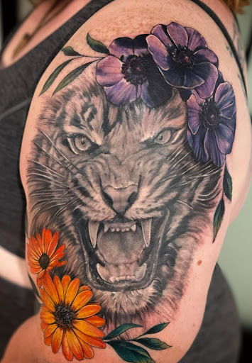 Explore party tattoo ideas, creative tattoo ideas in San Diego, available at SoCal Tattoo