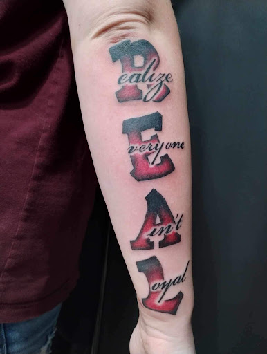 Explore reputation tattoo ideas, creative tattoo ideas in Scottsboro, available at Scottsboro Ink Therapy Tattoo Studio