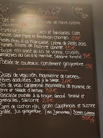Menu du LAZU Restaurant (Bouillon47) à Paris