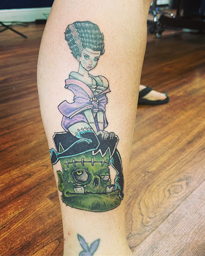 Explore healing symbol tattoo ideas, creative tattoo ideas in Cocoa, available at Rorschach Tattoo Shop and Piercing Studio