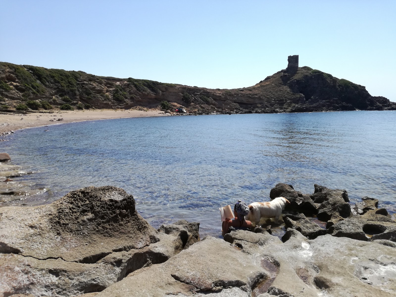 Photo de Spiaggia Torre Columbargia avec un niveau de propreté de très propre