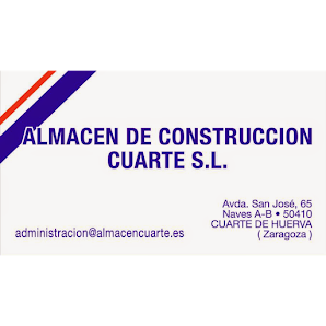 Almacen de Construccion Cuarte SL Av. San José, 65C, 50410 Cuarte de Huerva, Zaragoza, España