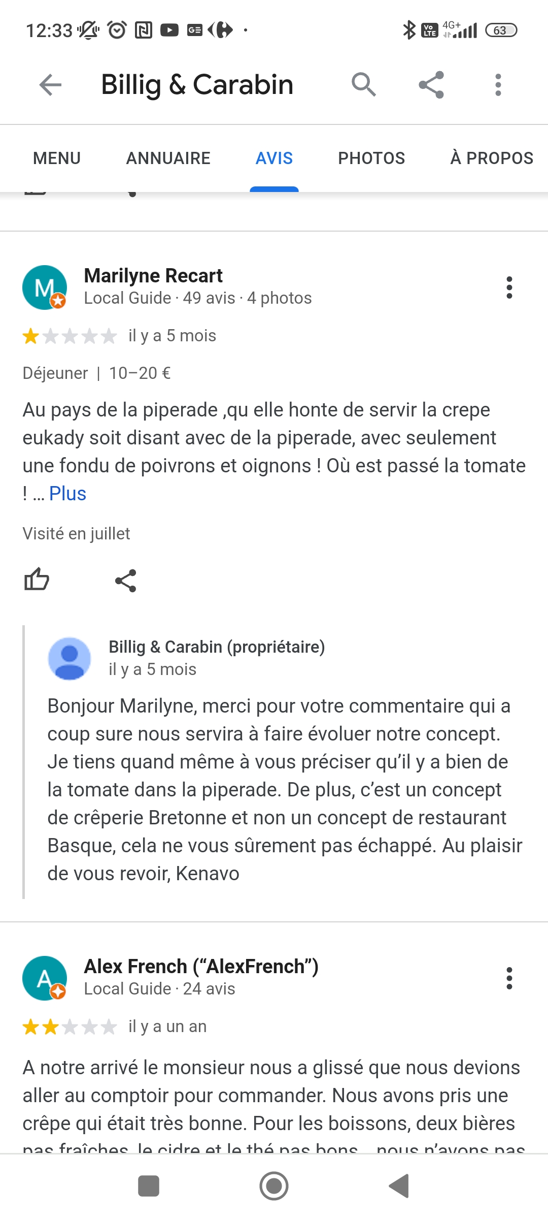 Photo n° 1 de l'avis de Michael.a fait le 30/12/2023 à 11:35