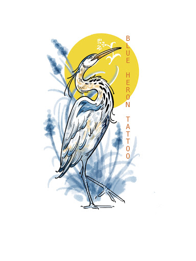 Explore neck tattoo idea men, creative tattoo ideas in Charles Town, available at Blue Heron Tattoo
