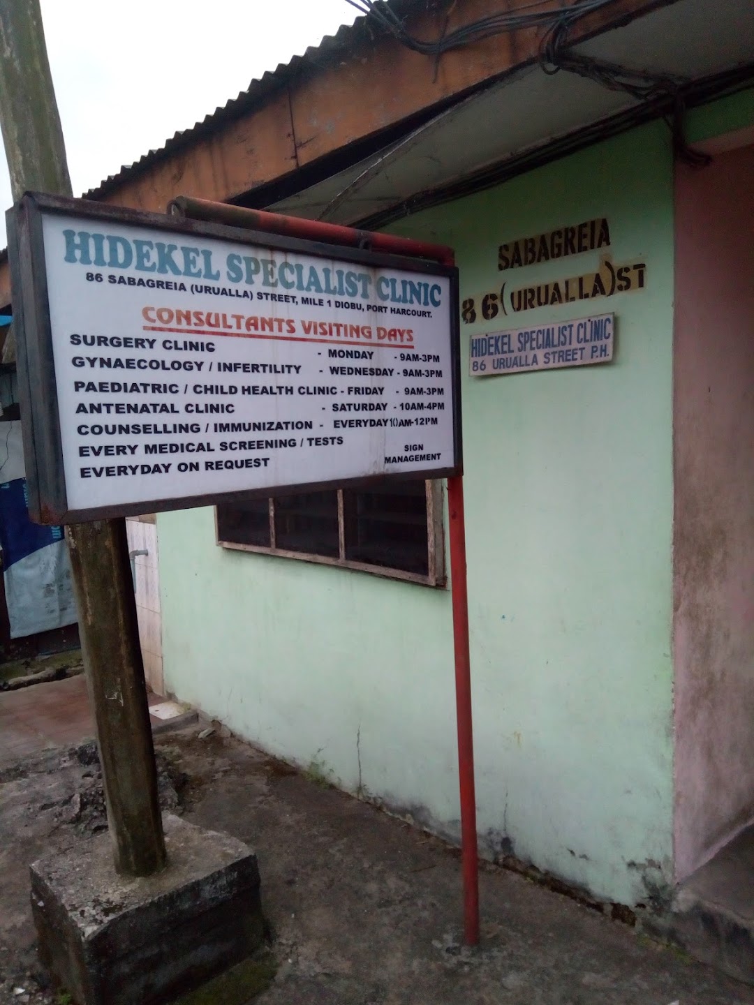 Hidekel Specialist Clinic Diobu