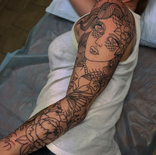 Tattoo Shop «San Antonio Rose Tattoo», reviews and photos, 320 Kitty Hawk Rd, Universal City, TX 78148, USA