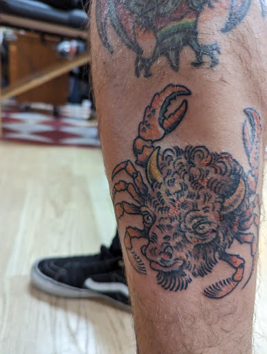 Explore viking warrior tattoo ideas, creative tattoo ideas in Portland, available at Atlas Tattoo Studio