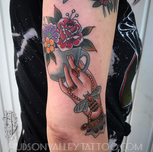 Explore queen crown tattoo ideas, creative tattoo ideas in Wappingers Falls, available at Hudson Valley Tattoo Company