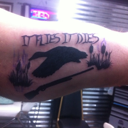 Explore bird tattoo ideas for men, creative tattoo ideas in Nampa, available at Temptation Tattoo & Body Piercing