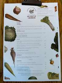 Menu / carte de Le Petit Jardin à Commes