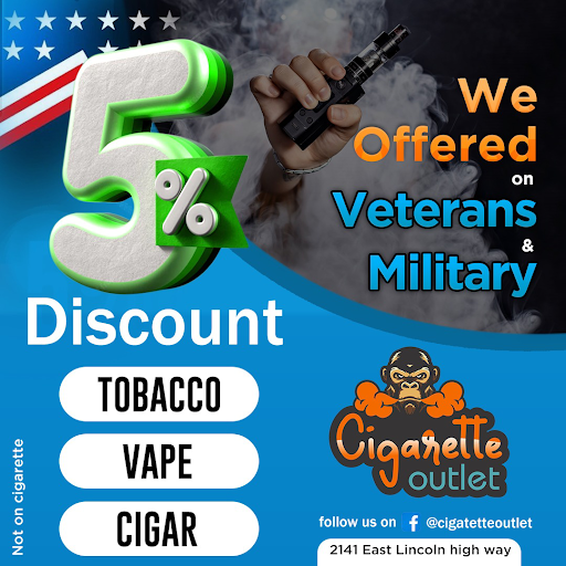 Vaporizer Store «Cigarette Outlet & Vapor Lounge», reviews and photos, 2141 Lincoln Hwy E, Lancaster, PA 17602, USA