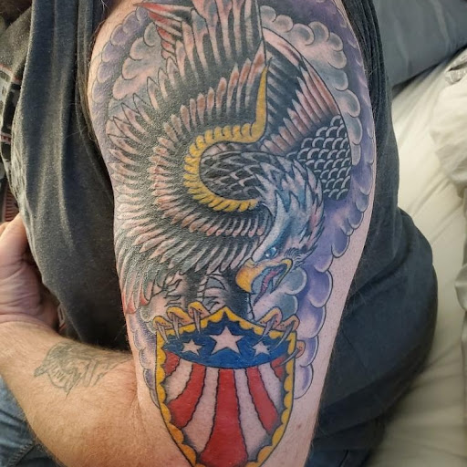 Explore surreal tattoo ideas, creative tattoo ideas in Columbus, available at Sweet Baby Octane