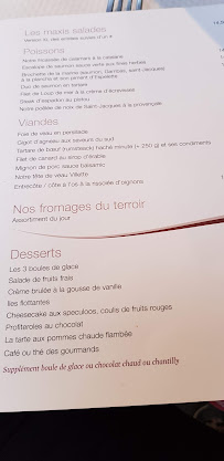 Au Rendez-Vous de la Marine à Paris menu