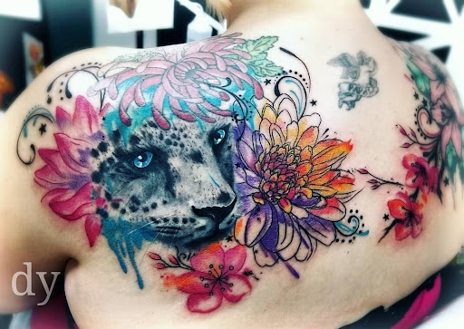 Explore rest in peace tattoo ideas, creative tattoo ideas in Benton, available at Spectrum Tattoo