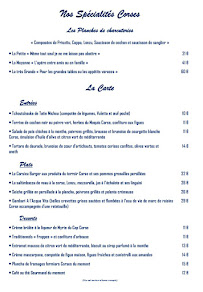 Menu du Chez Ange à Le Perray-en-Yvelines