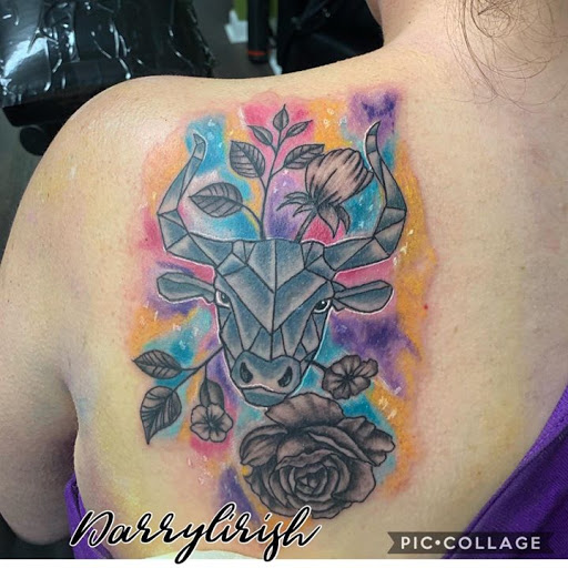 Explore trumpet tattoo ideas, creative tattoo ideas in Glen Burnie, available at Wildstlye Tattoo Llc