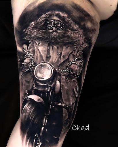 Explore flower sleeve tattoo ideas, creative tattoo ideas in Sanford, available at Venom Ink Tattoo