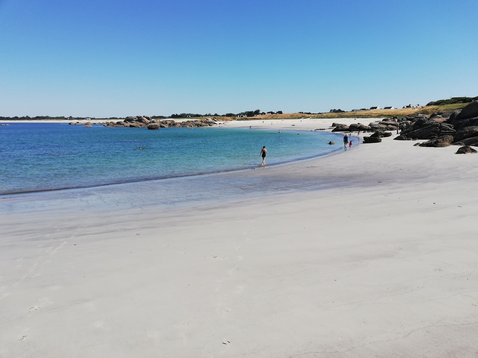 Zdjęcie Plage de Feunteunodou z przestronna zatoka