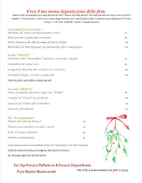 Società Agricola Fenucci Raffaele Ristorante Agricolo à Montecarotto carte