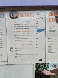 Restaurant Le Ti-son à Camaret-sur-Mer (le menu)