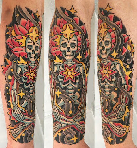 Explore hippo tattoo ideas, creative tattoo ideas in Swannanoa, available at Iron Wolves Tattoo