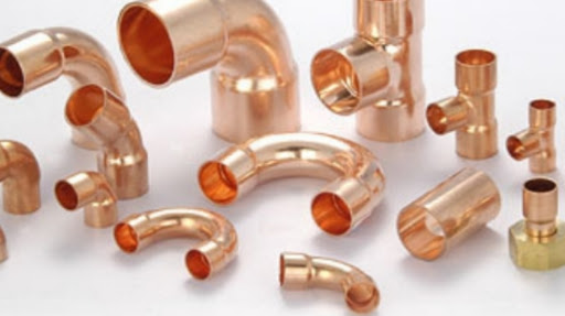 Kanchan Sales Copper Pipe Fittings Manufacturers in India, MGPS Copper Fittings manufacturer, supplier, dealer in Mumbai, Maharashtra, India, Medical Grade Copper Tee Fittings, Copper Elbow Fittings, Copper Coupling Fittings, Copper Tube Fittings in India