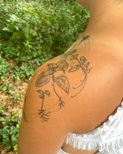 Explore godmother tattoo ideas, creative tattoo ideas in Scipio Center, available at Ace of Wands Private Tattoo & Tarot Studio . Appointment Only