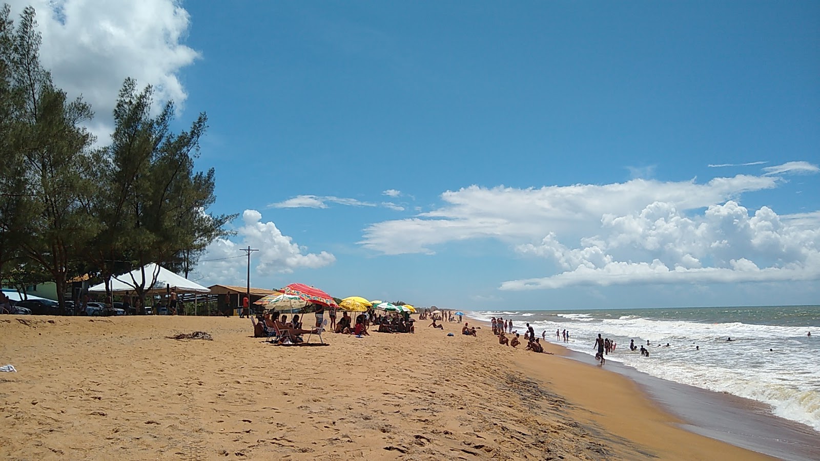 Povoacao Plajı'in fotoğrafı turkuaz saf su yüzey ile