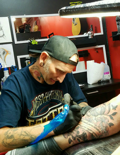 Explore marvel comic tattoo ideas, creative tattoo ideas in Glendale, available at Ritual Addictions Tattoo and Piercing