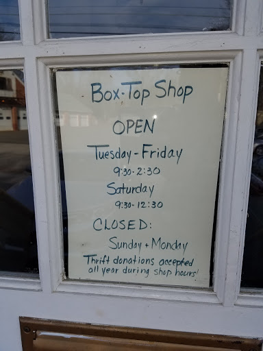 Thrift Store «Box Top Shop», reviews and photos, 7 School St, Topsfield, MA 01983, USA