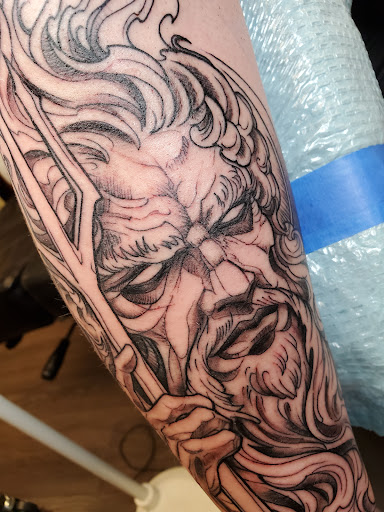 Explore monkey king tattoo ideas, creative tattoo ideas in Peoria, available at Guerrilla Ink Tattoos