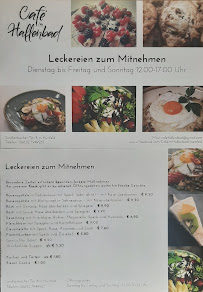 Menu du Cafeteria In the indoor pool à Hünfeld