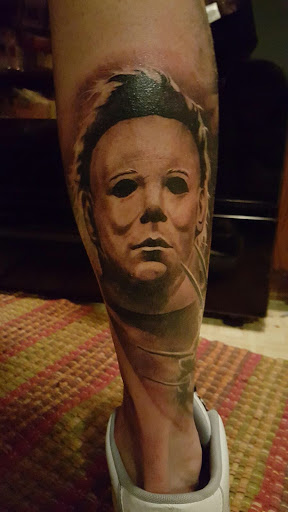 Explore greek mythology sleeve tattoo ideas, creative tattoo ideas in Pottstown, available at Beneath The Skin Tattoo